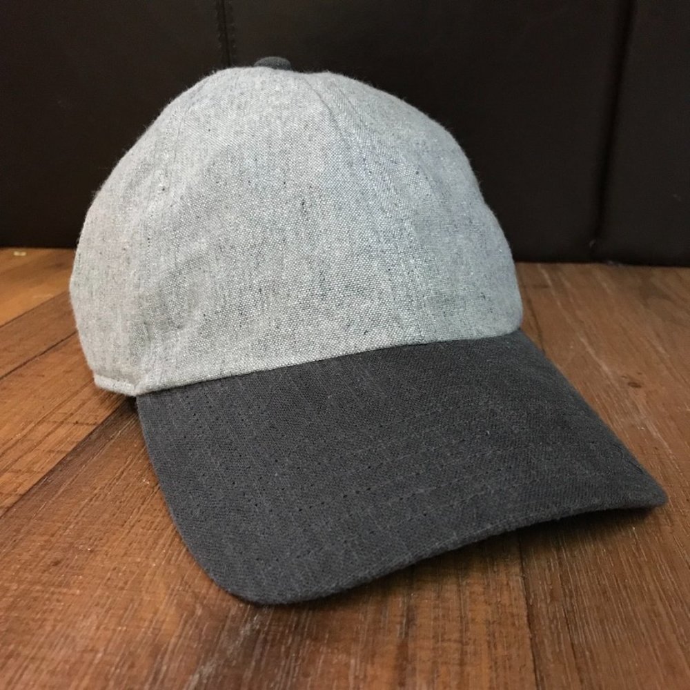 Storied Hats grey and charcoal unstructured cap